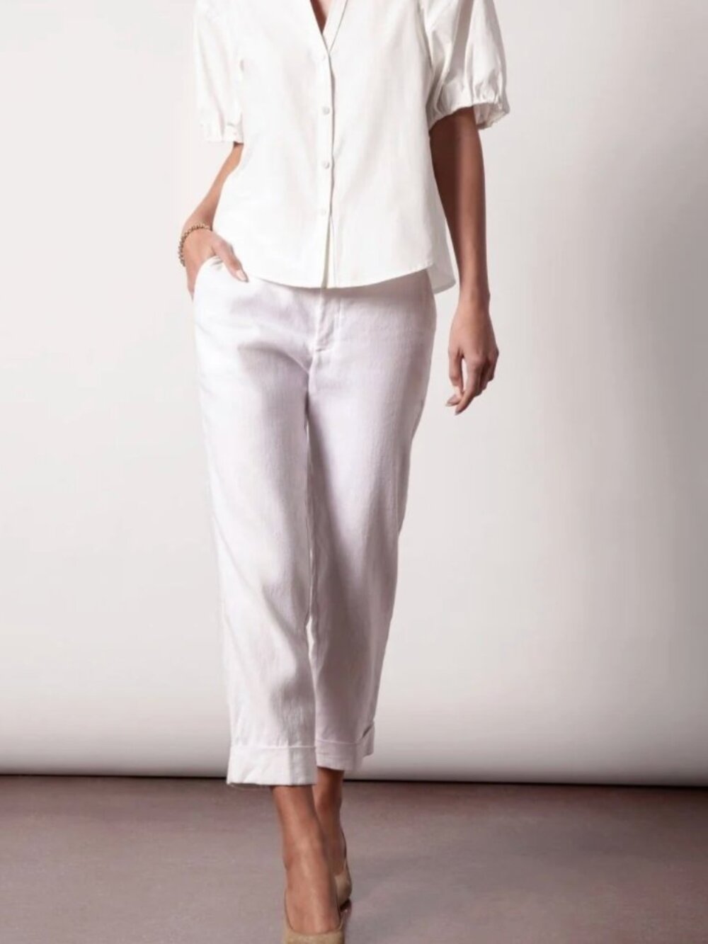 Brochu Walker Westport Pants in Salt White Size XS. nwt